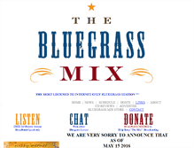 Tablet Screenshot of bluegrassmix.com